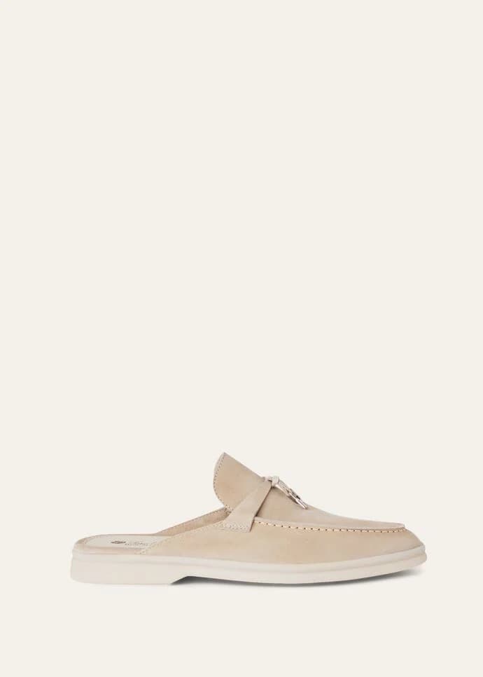 Loro Piana Mule Charms Walk Couleur Lin