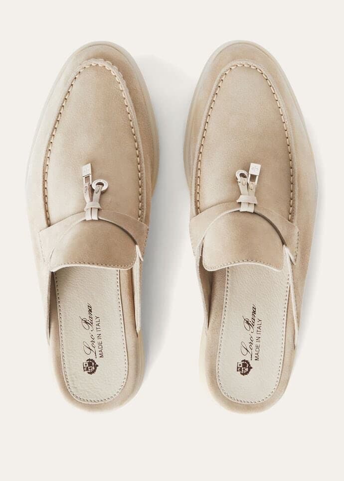 Loro Piana Mule Charms Walk Couleur Lin — vue 3