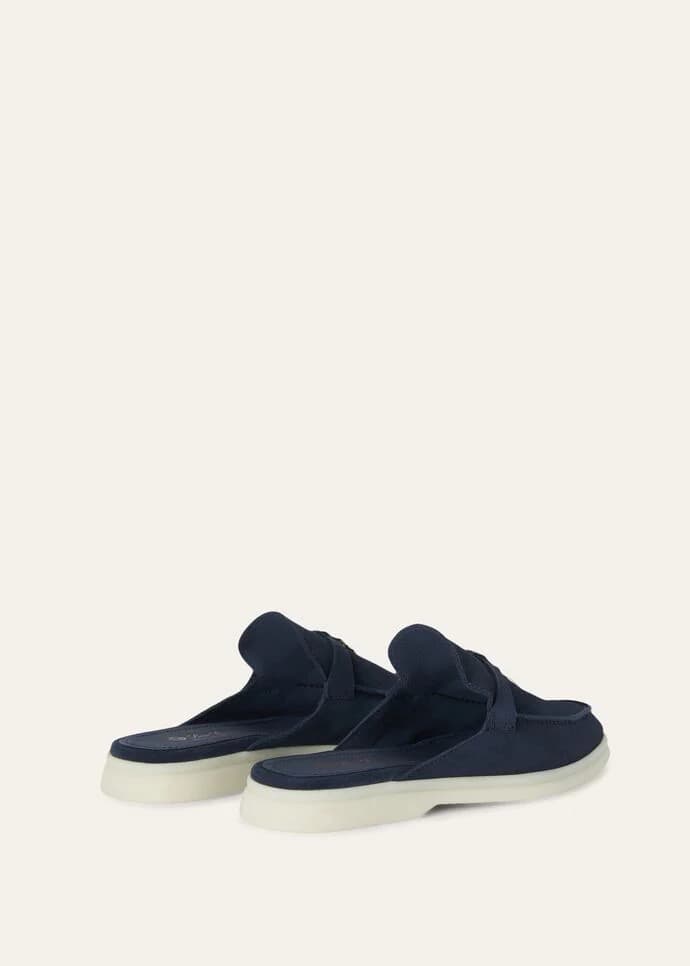 Loro Piana Mule Charms Walk Couleur Argo Blue Melange — vue 4