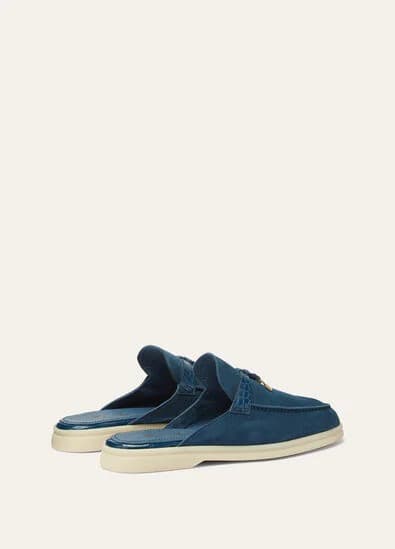 Loro Piana Mule Charms Walk Couleur Cœur d'océan — vue 3