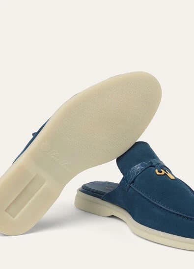 Loro Piana Mule Charms Walk Couleur Cœur d'océan — vue 4