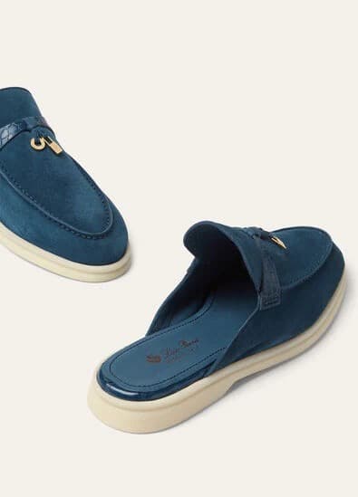 Loro Piana Mule Charms Walk Couleur Cœur d'océan — vue 6