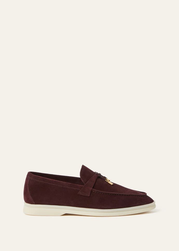 Loro Piana Mocassin Couleur Rôti foncé