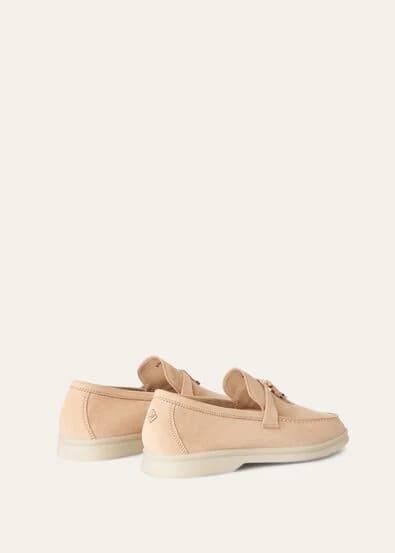 Loro Piana Mocassin Couleur Sable Rose — vue 3