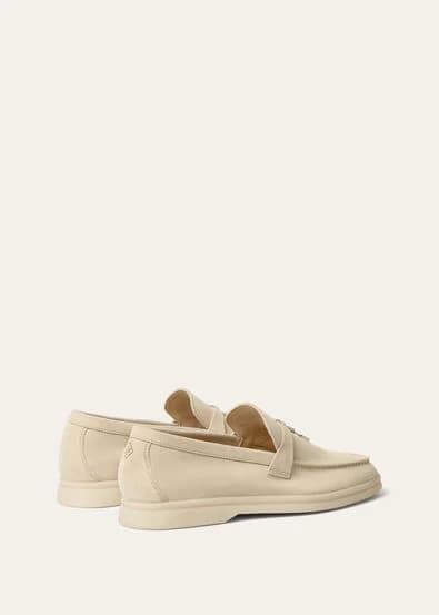 Loro Piana Mocassin Couleur Bébé Cachemire — vue 3