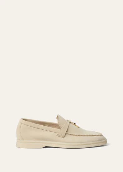 Loro Piana Mocassin Couleur Bébé Cachemire