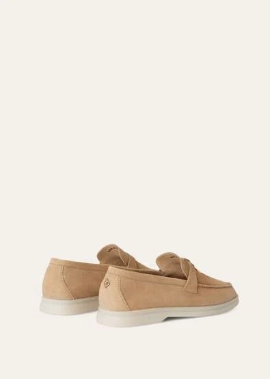 Loro Piana Mocassin Couleur Grès — vue 3