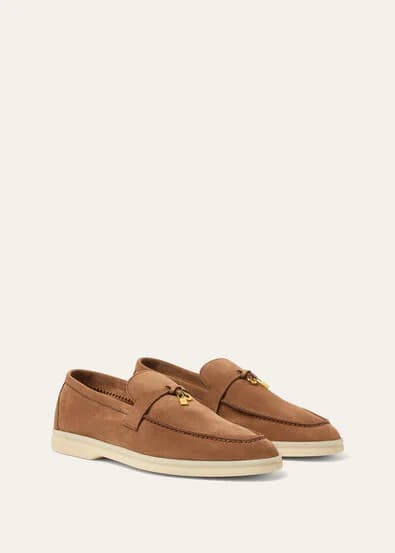 Loro Piana Mocassin Couleur Vicuna — vue 2