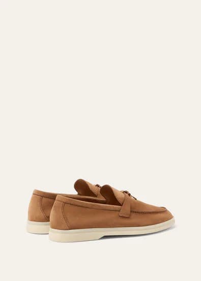 Loro Piana Mocassin Couleur Vicuna — vue 3