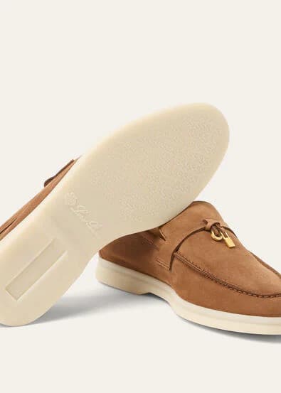 Loro Piana Mocassin Couleur Vicuna — vue 4
