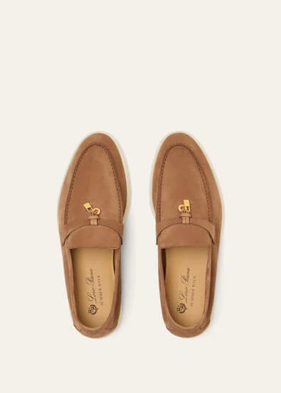 Loro Piana Mocassin Couleur Vicuna — vue 5