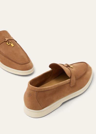 Loro Piana Mocassin Couleur Vicuna — vue 6