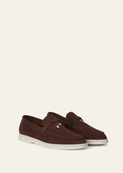 Loro Piana Mocassin Couleur Chocolat — vue 2