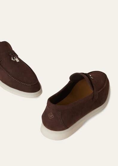 Loro Piana Mocassin Couleur Chocolat — vue 6