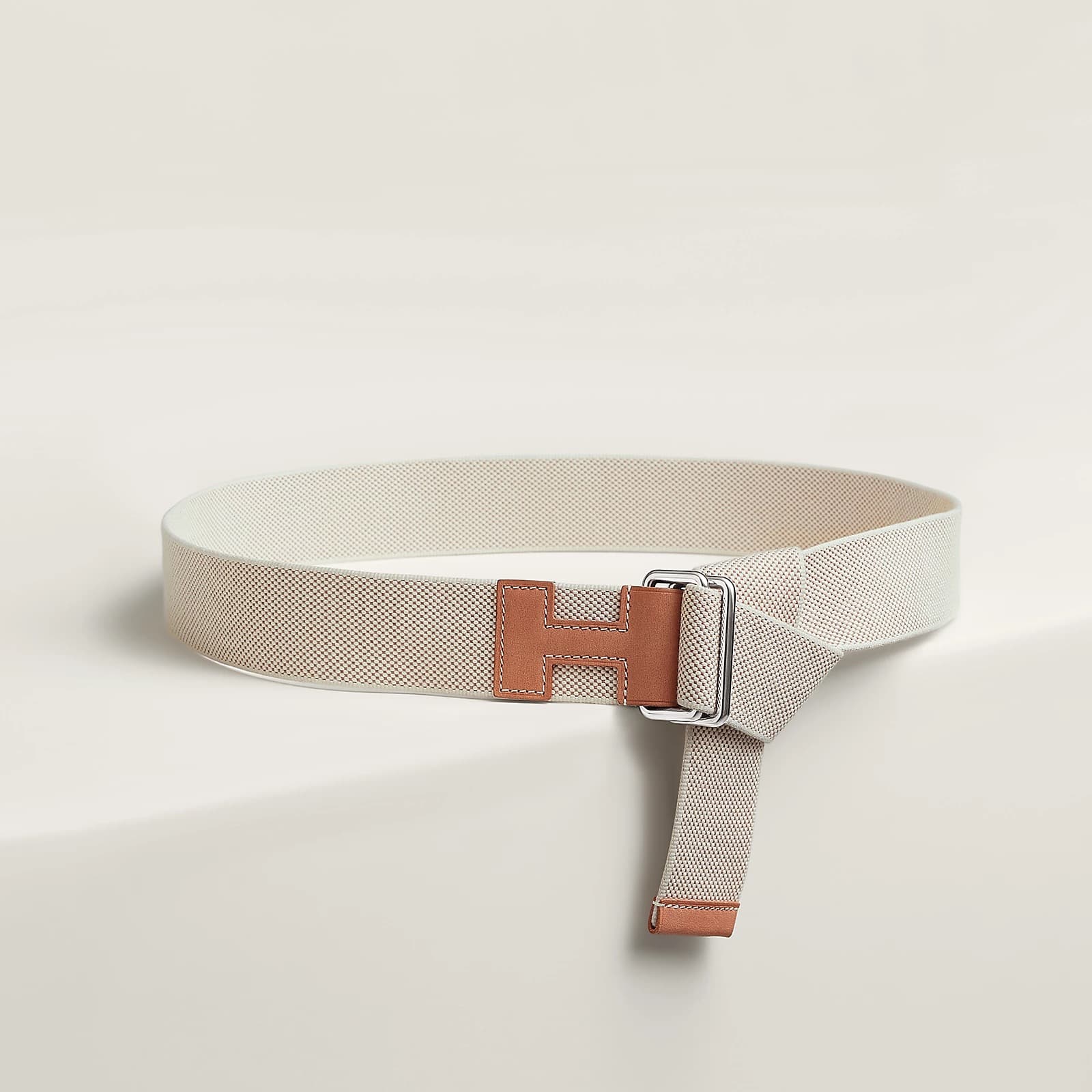 Hermes Ceinture Nomade 40 Couleur Écru / Beige / Naturel