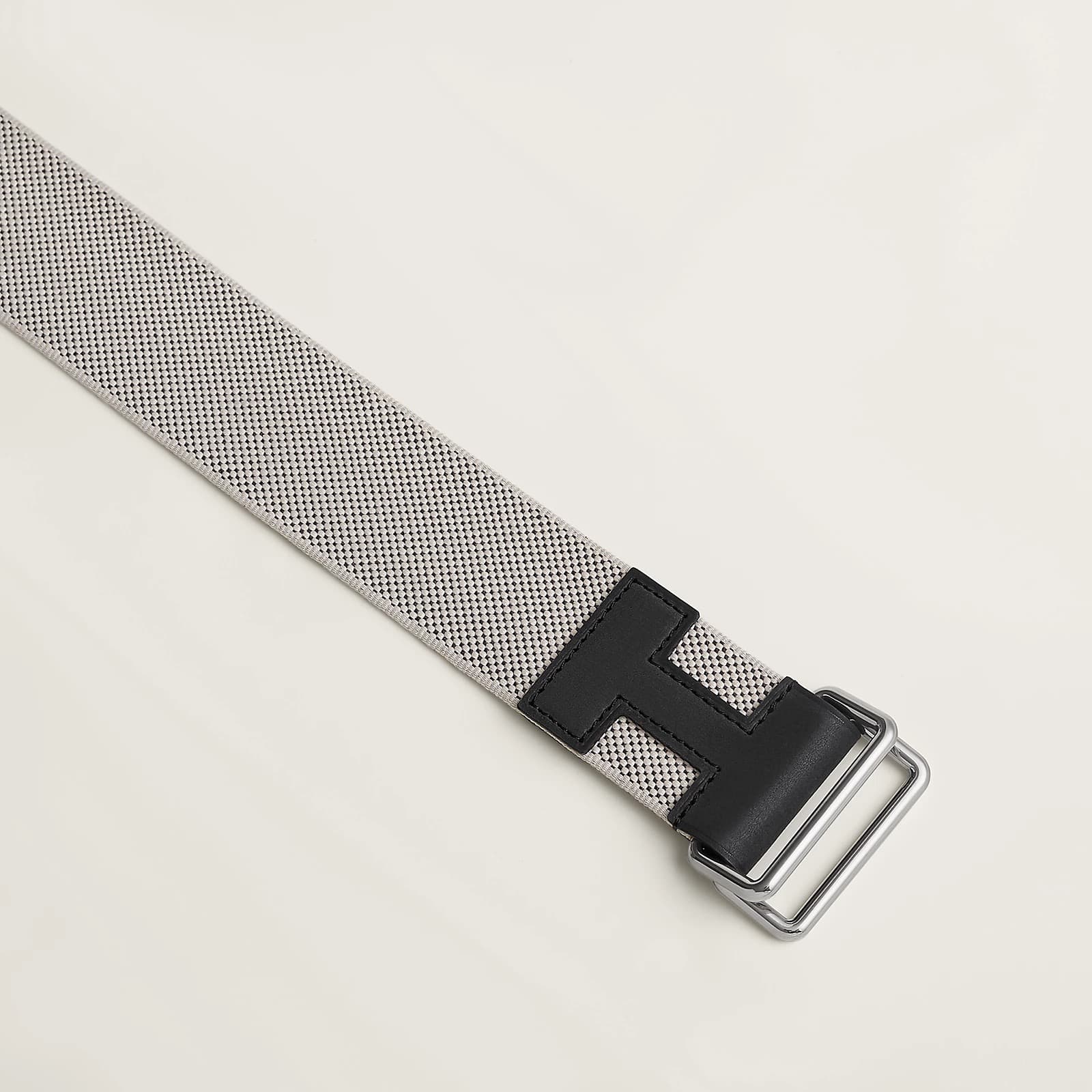Hermes Ceinture Nomade 40 Couleur Écru / Noir — vue 2