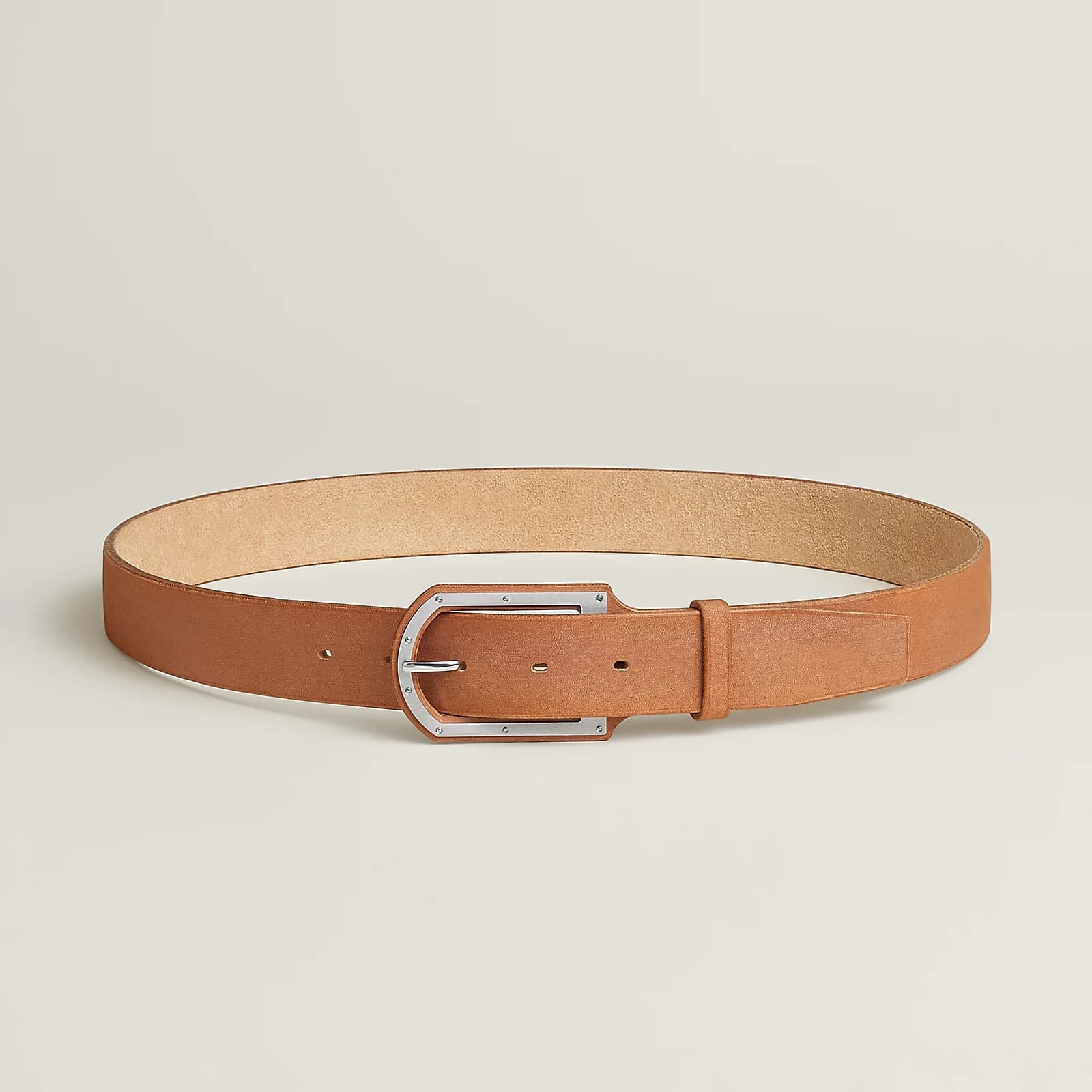 Hermes Ceinture Capitaine 32 Couleur Naturel Sable