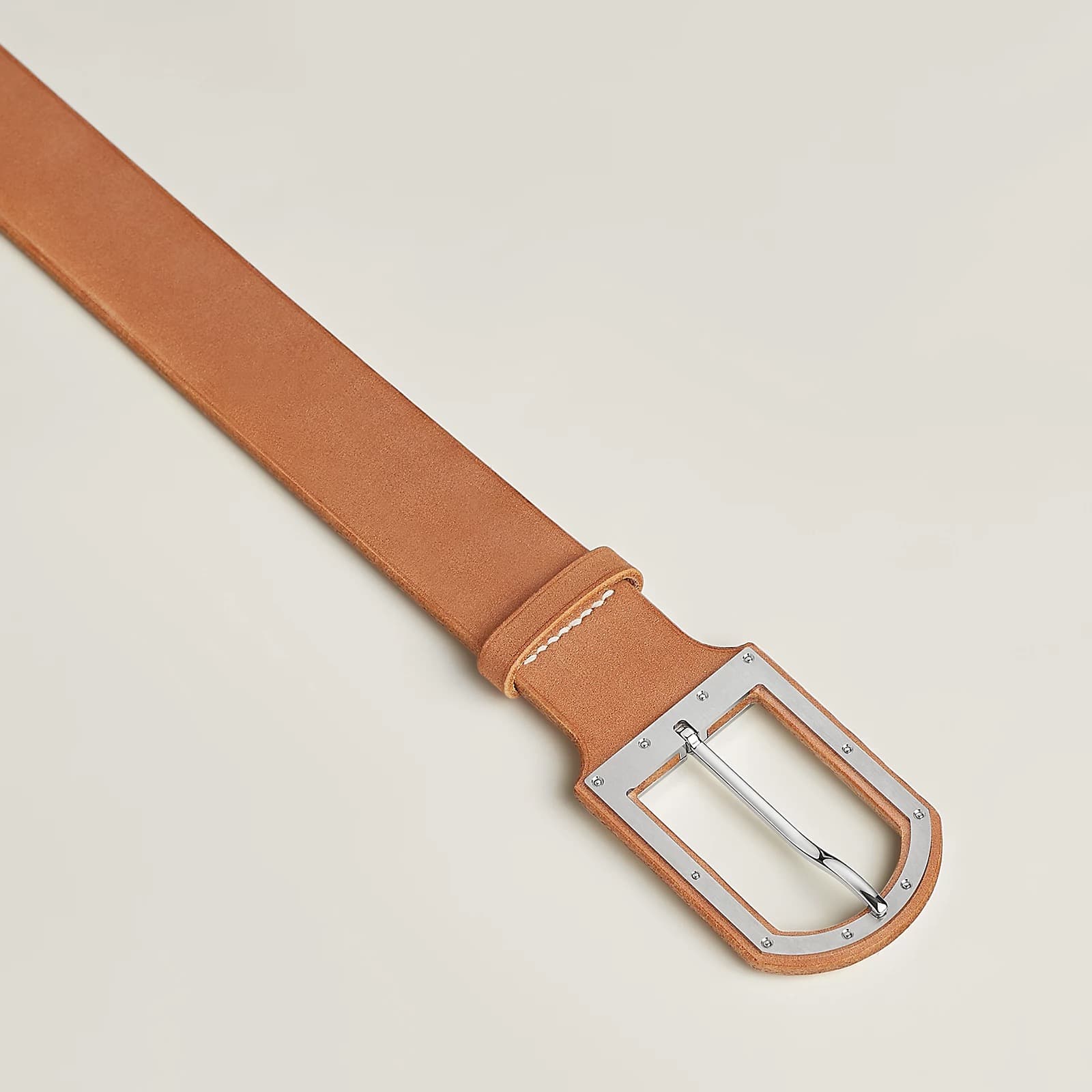 Hermes Ceinture Capitaine 32 Couleur Naturel Sable — vue 2