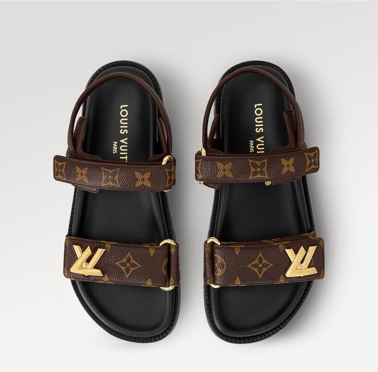 Louis Vuitton Sandale plate confort Sunset — vue 4