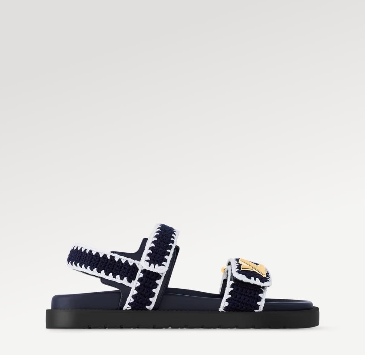 Louis Vuitton Sandale confort Sunset Couleur Bleu / Blanc — vue 2