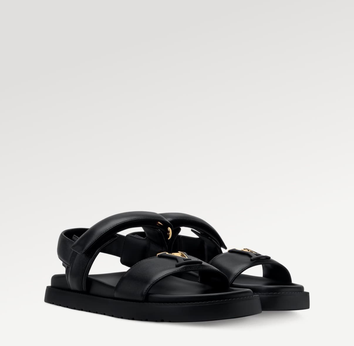 Louis Vuitton Sandale confort Mare Couleur Noir