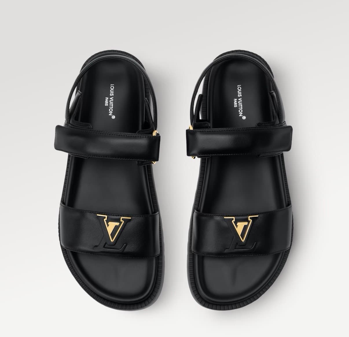 Louis Vuitton Sandale confort Mare Couleur Noir — vue 3