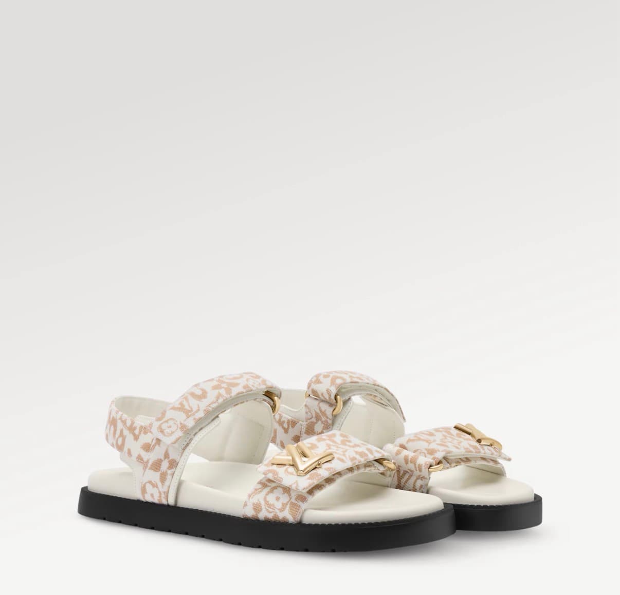 Louis Vuitton Sandale confort Sunset Couleur Beige