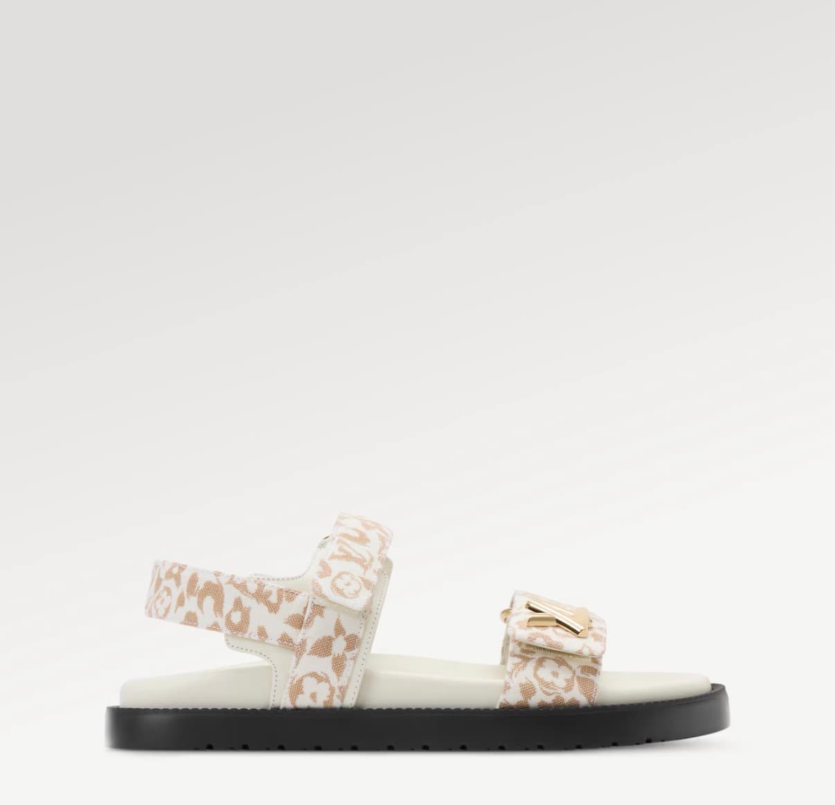 Louis Vuitton Sandale confort Sunset Couleur Beige — vue 2
