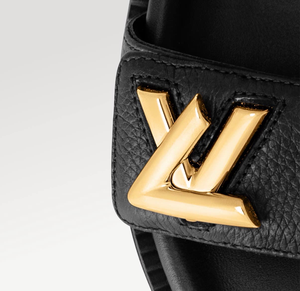 Louis Vuitton Sandale plate confort Sunset Couleur Noir — vue 4