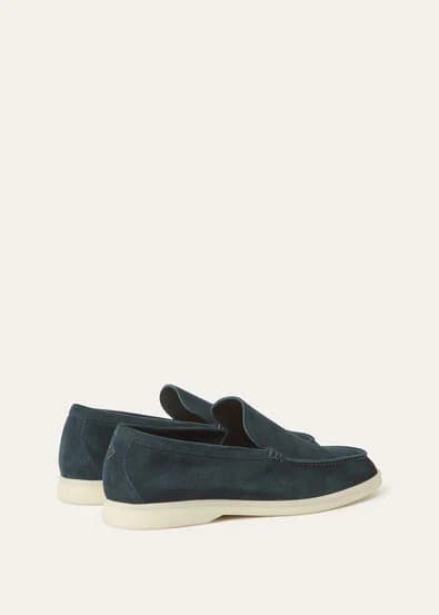 Loro Piana Mocassin Couleur Petrol Green — vue 3