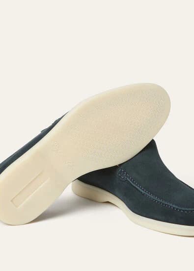 Loro Piana Mocassin Couleur Petrol Green — vue 4