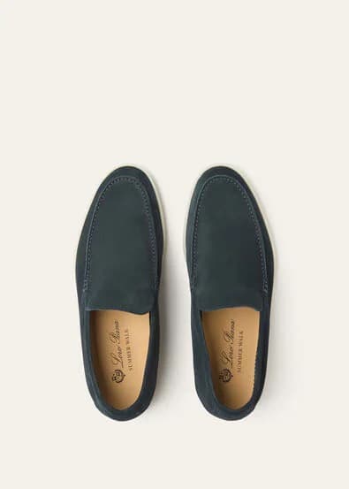 Loro Piana Mocassin Couleur Petrol Green — vue 5
