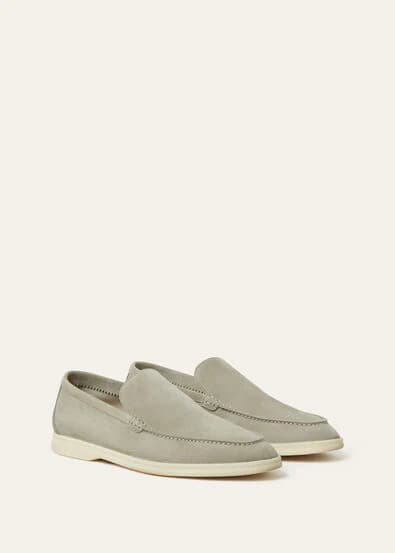 Loro Piana Mocassin Couleur Wild Desert Sage — vue 2