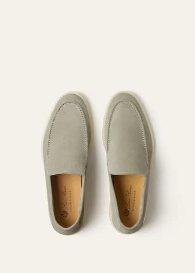 Loro Piana Mocassin Couleur Wild Desert Sage — vue 5