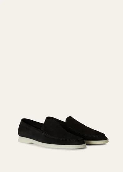 Loro Piana Mocassin Couleur Black — vue 2