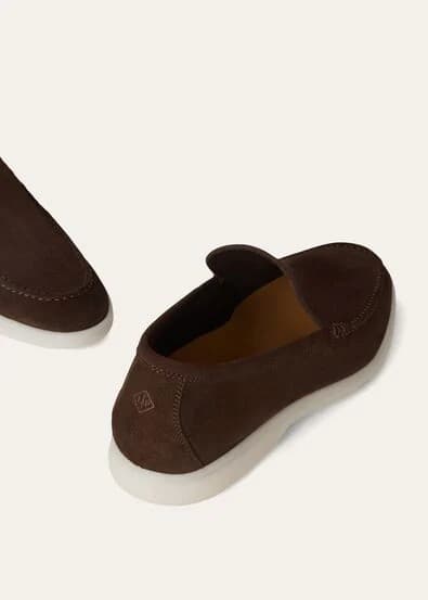 Loro Piana Mocassin Couleur Chocolat — vue 6