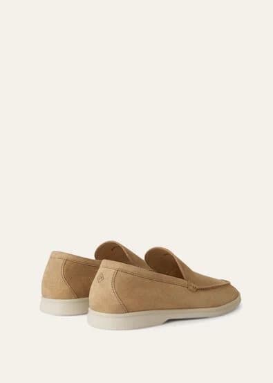 Loro Piana Mocassin Couleur Light Wood Smoke — vue 3