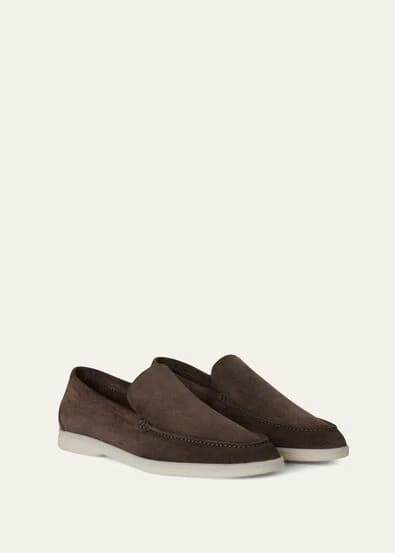 Loro Piana Mocassin Couleur Warm Gray — vue 4