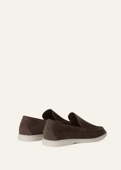 Loro Piana Mocassin Couleur Warm Gray — vue 5