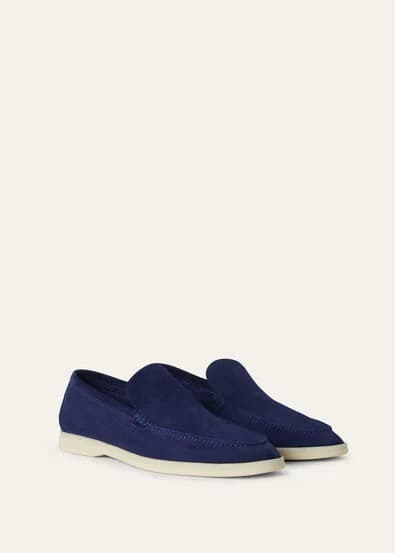 Loro Piana Mocassin Couleur Indaco — vue 2