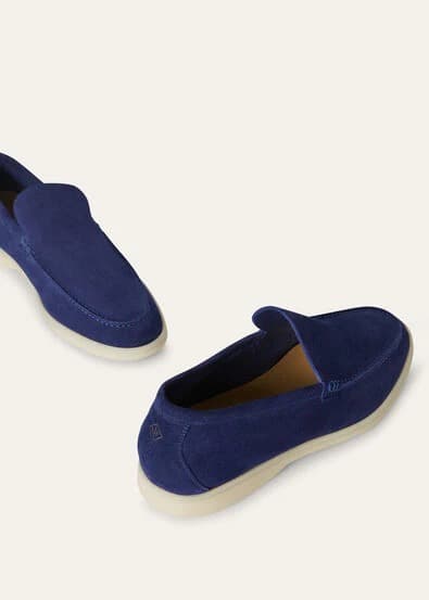 Loro Piana Mocassin Couleur Indaco — vue 6