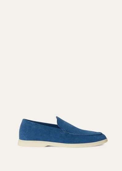 Loro Piana Mocassin Couleur Cobalt Ink