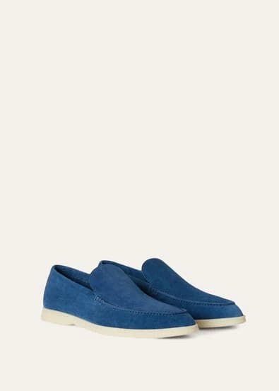 Loro Piana Mocassin Couleur Cobalt Ink — vue 2