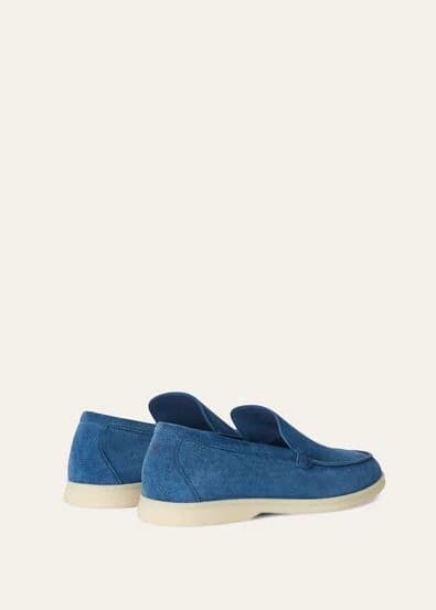 Loro Piana Mocassin Couleur Cobalt Ink — vue 3