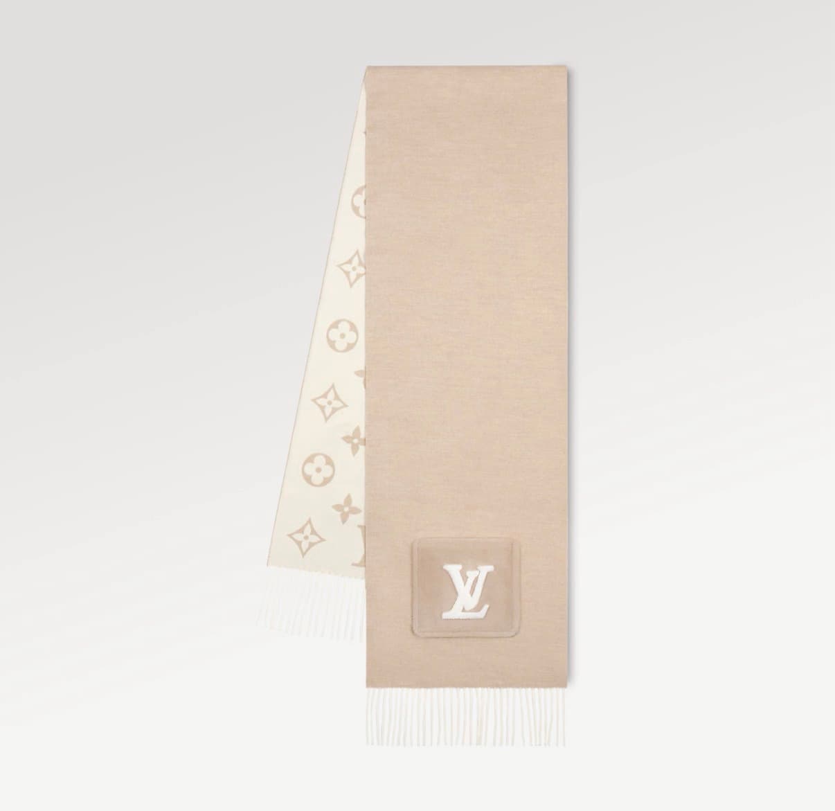 Louis Vuitton Écharpe Blizzard Couleur Beige