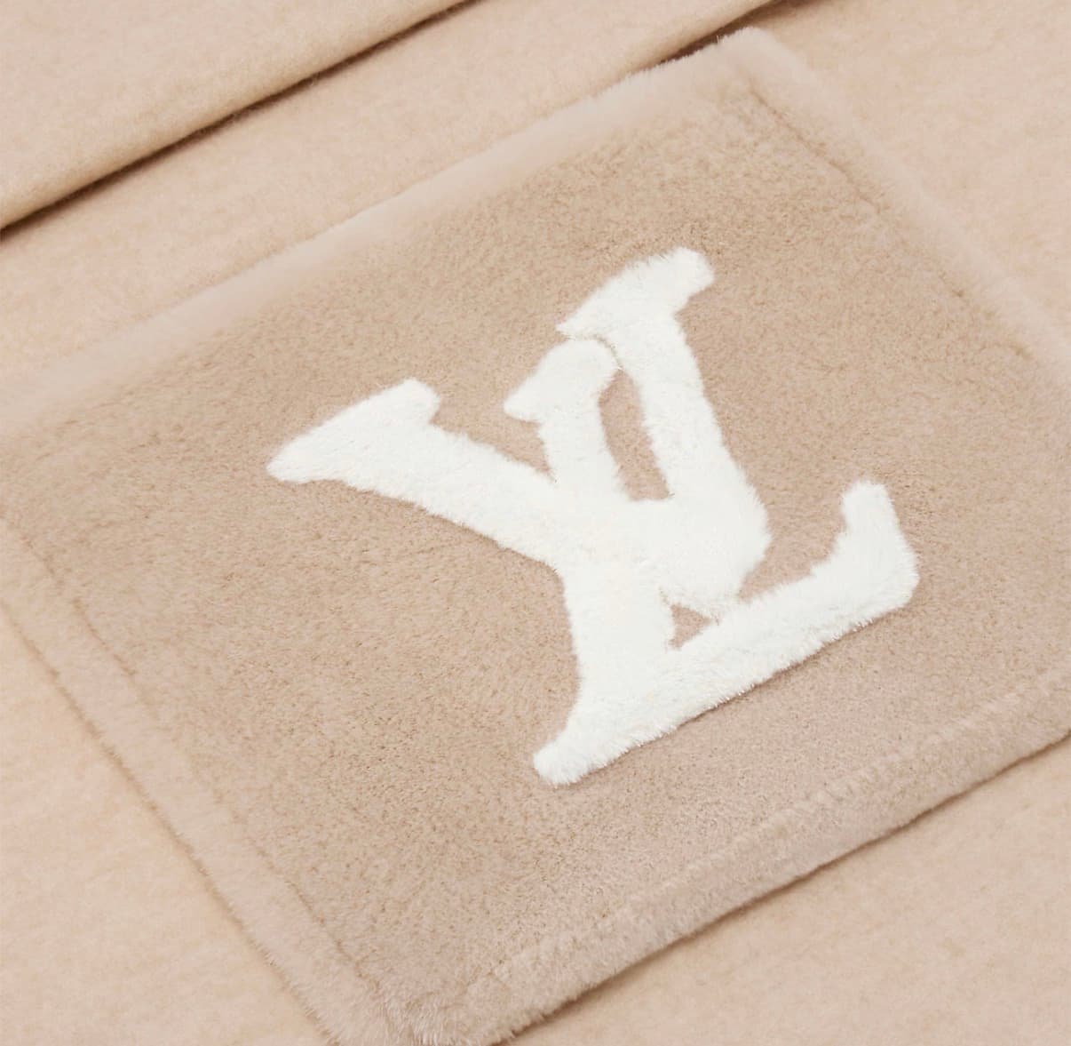 Louis Vuitton Écharpe Blizzard Couleur Beige — vue 3