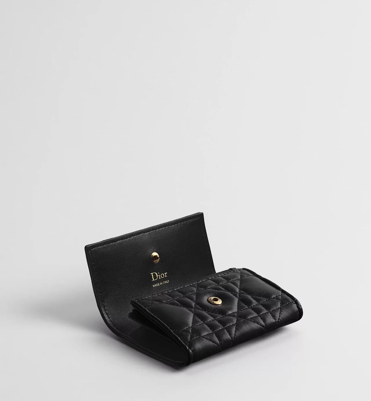 Chanel Portefeuille Lady Dior Glycine — vue 3