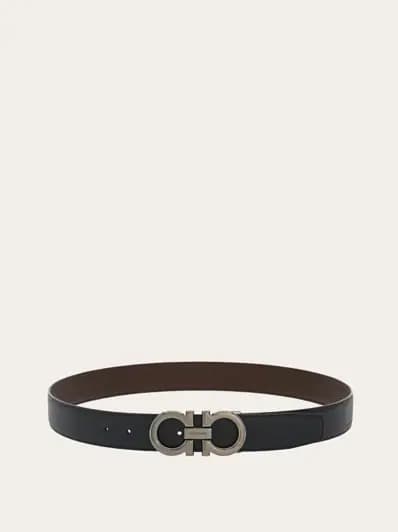 Ferragamo Ceinture Couleur Noir/ Testa di Moro — vue 3