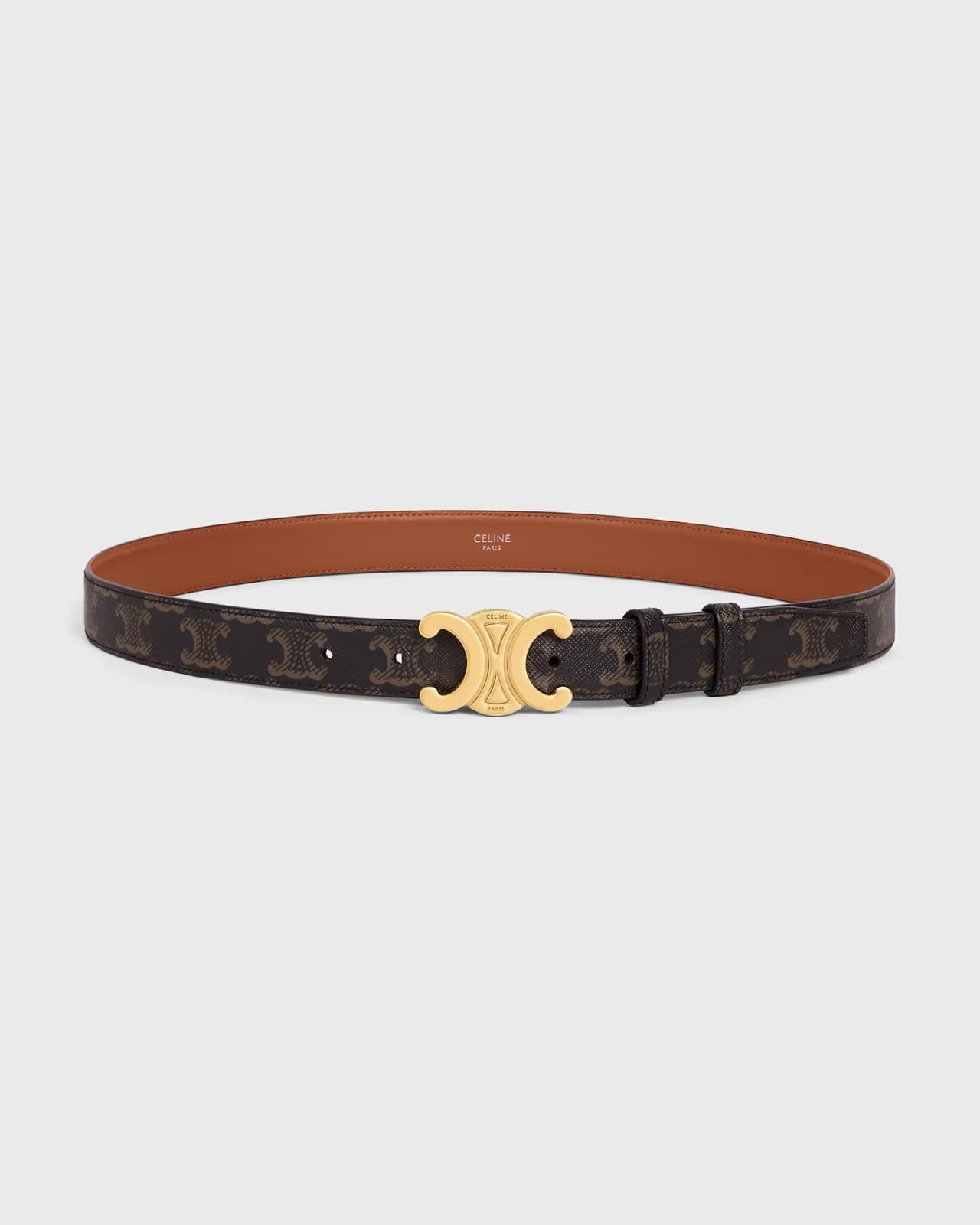 CÉLINE CEINTURE TRIOMPHE 25 DE TOILE TRIOMPHE