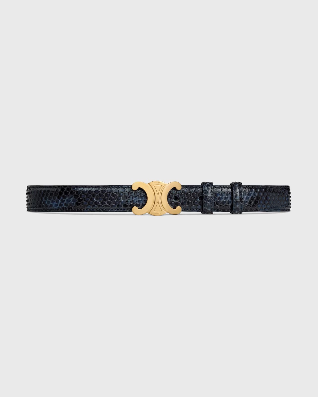 CÉLINE CEINTURE TRIOMPHE 25 MM EN PEAU DE PYTHON — vue 2